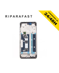 DISPLAY LCD FRAME PER MOTOROLA MOTO G05 XT2523 TOUCH SCREEN VETRO SCHERMO
