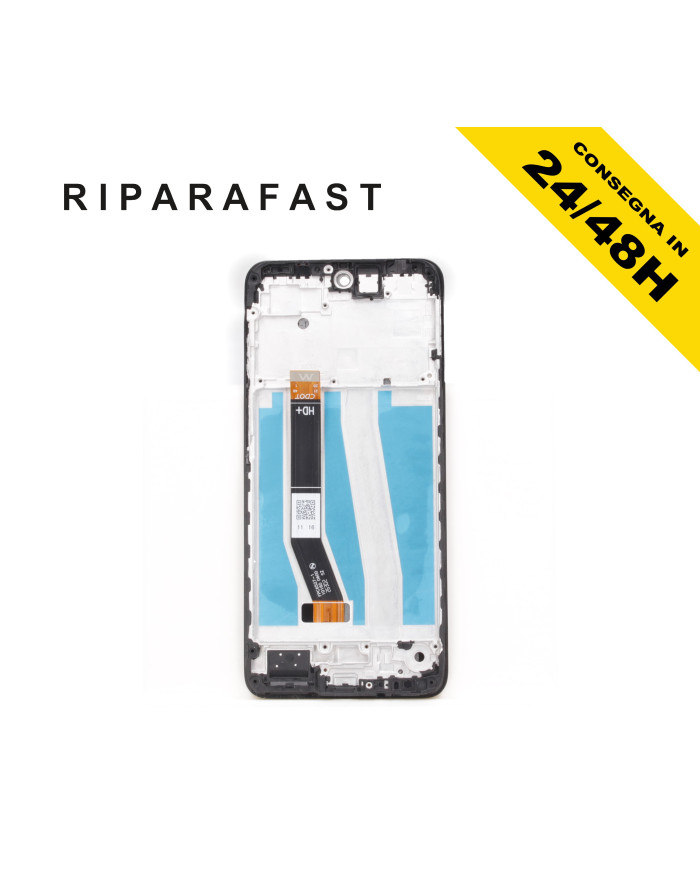 DISPLAY LCD CON FRAME PER MOTOROLA MOTO G55 XT2435 SCHERMO TOUCH SCREEN VETRO