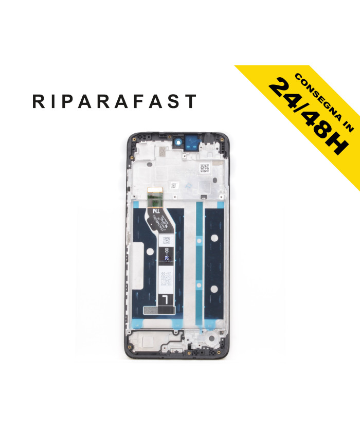 DISPLAY LCD CON FRAME PER MOTOROLA MOTO G15 XT2521 TOUCH SCREEN SCHERMO VETRO