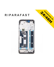 DISPLAY LCD CON FRAME PER MOTOROLA MOTO G15 XT2521 TOUCH SCREEN SCHERMO VETRO