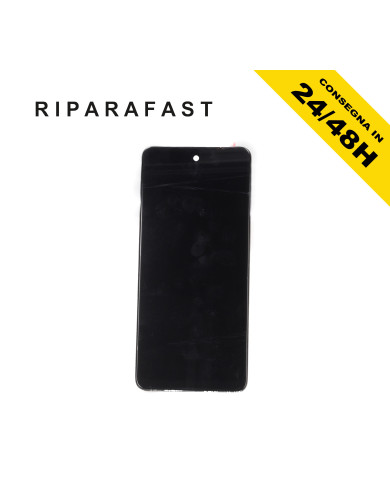 DISPLAY LCD CON FRAME PER MOTOROLA MOTO G04 XT2421 VETRO SCHERMO TOUCH SCREEN