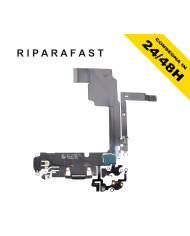 CONNETTORE RICARICA PER APPLE IPHONE 15 PRO MAX DOCK MICROFONO CARICA NERO