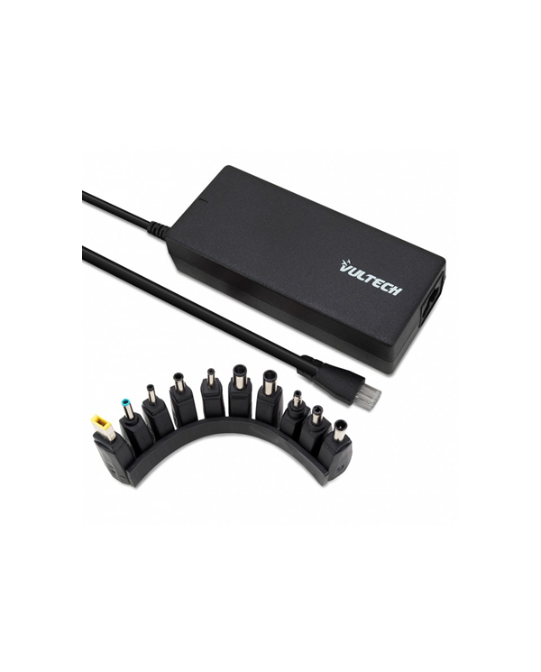 ALIMENTATORE COMPATIBILE UNIVERSALE PER NOTEBOOK VOLT AUTOMATICO 11 JACK 120W VULTECH AU-120W REV. 2.5