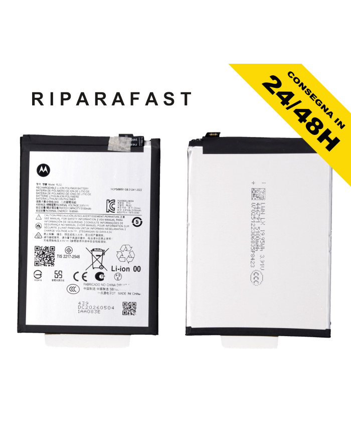 BATTERIA PER MOTOROLA MOTO G15 XT 2521 5100 MAH BATTERY PARI ORIGINALE
