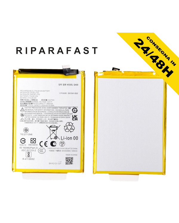 BATTERIA QA50 PER MOTOROLA MOTO G55 XT2435 5000 MAH BATTERY PARI ORIGINALE
