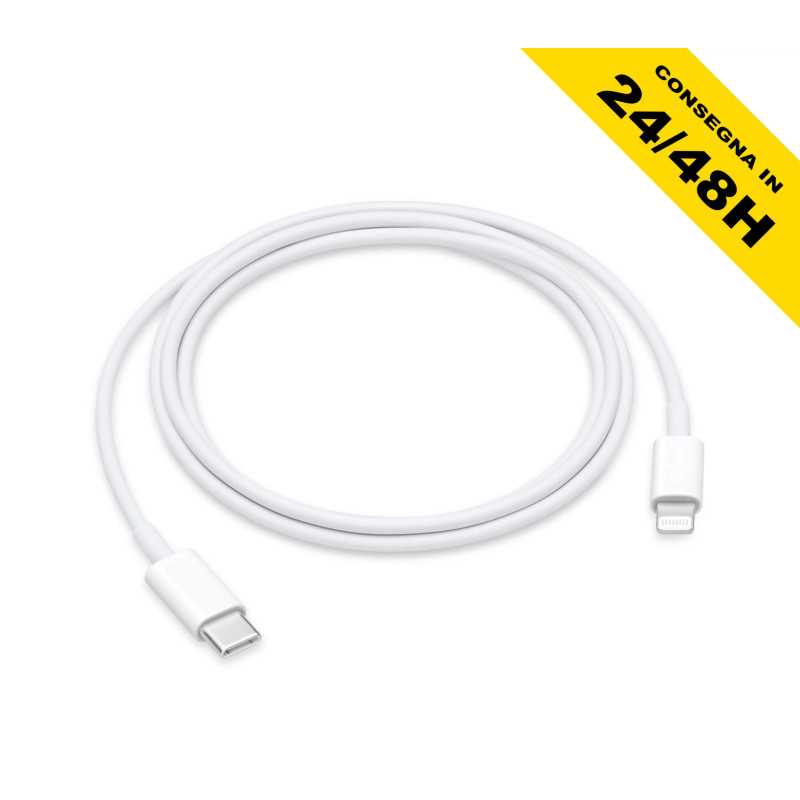 Cavetto USB C a Lightning Apple 1mt Bianco | Riparafast SRLS