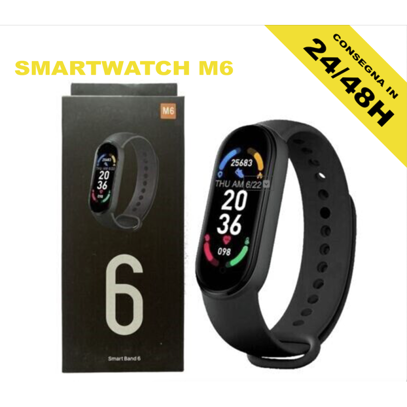 Orologio Smartwatch M6 Fitness Tracker Sport | Riparafast SRLS
