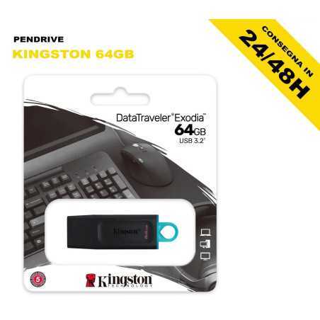 PENDRIVE USB 3.2 KINGSTON DTX 64 GB | Riparafast SRLS
