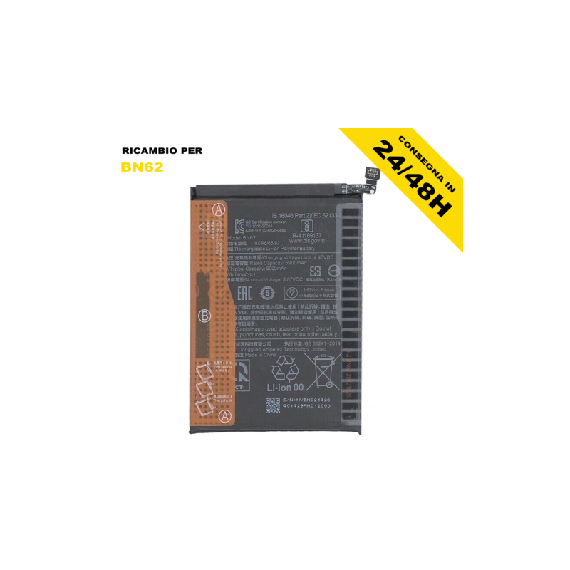 Batteria Xiaomi Redmi 9T BN62 Sostituzione Originale | Riparafast SRLS