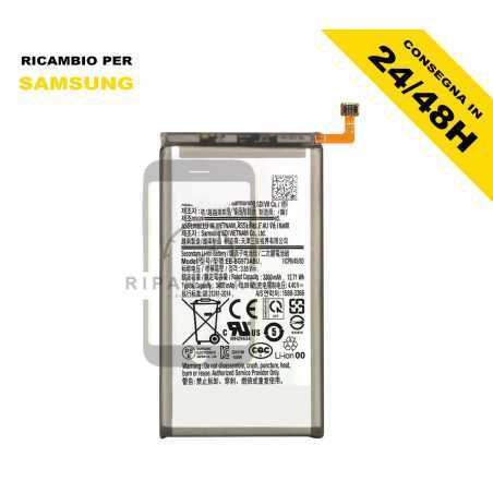BATTERIA PER SAMSUNG GALAXY S10 SM-G973F DA 3400 mAh EB-BG973ABU RICAMBIO PARI ORIGINALE