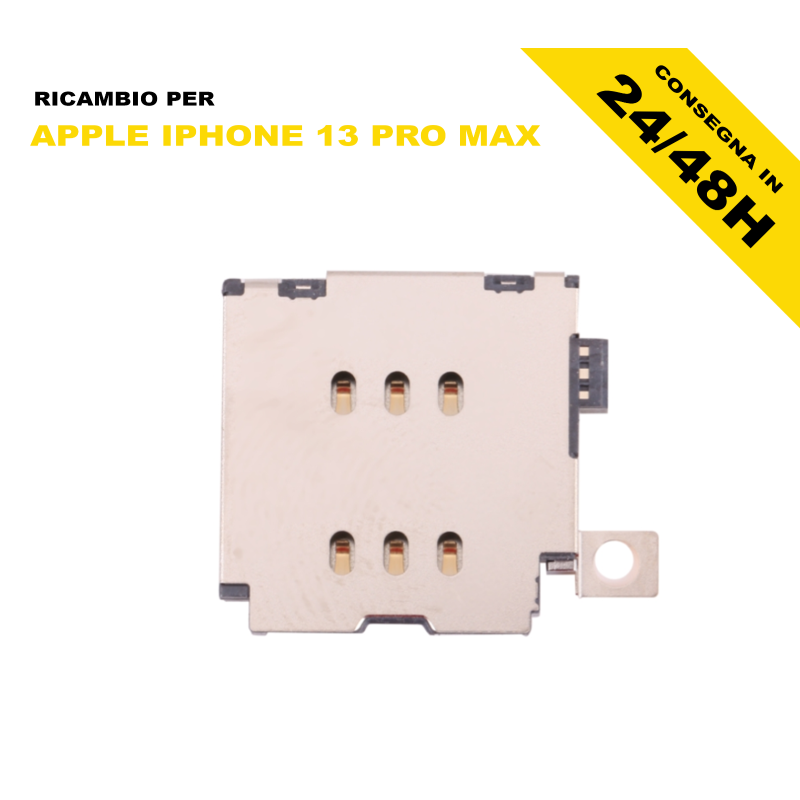 Lettore SIM per iPhone 13 Pro Max: Alloggio Chip | Riparafast SRLS