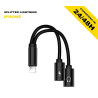 Adattatore Splitter Cuffie e Caricabatterie iPhone | Riparafast SRLS