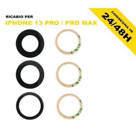 Vetrino Lente Fotocamera iPhone 13 Pro/Max | Riparafast SRLS