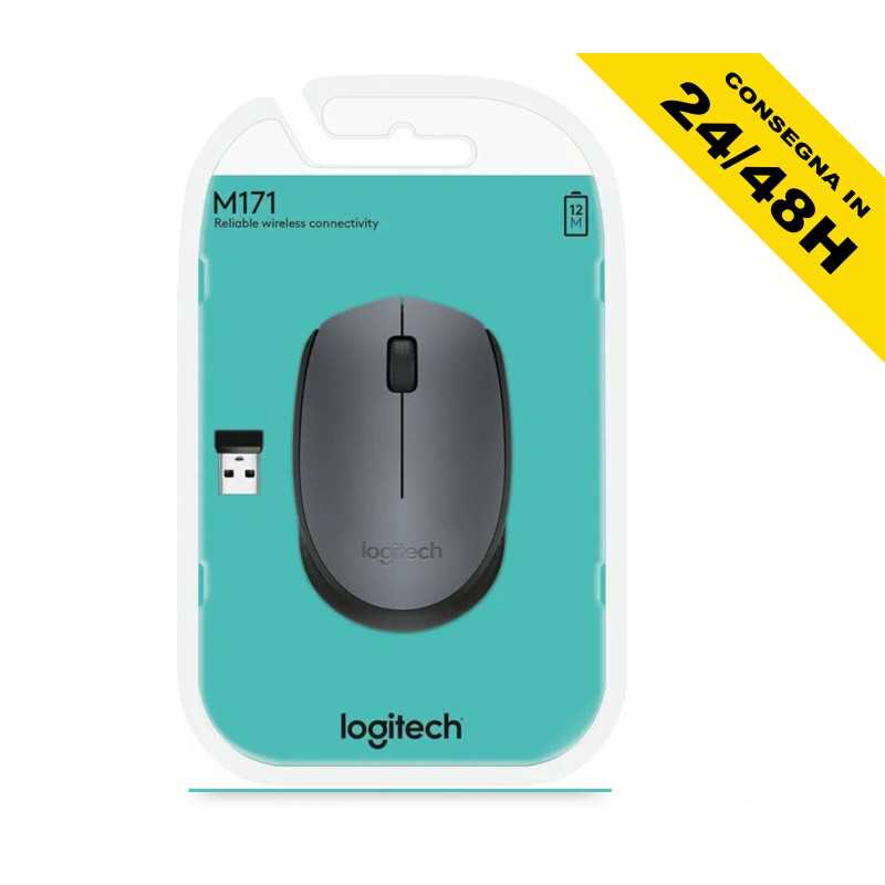Mouse Ottico Wireless Logitech M171 Nero | Riparafast SRLS