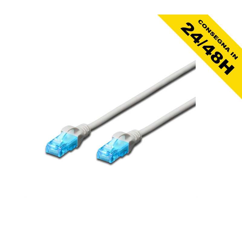 Cavo Ethernet CAT5 U/UTP 25cm Ewent Grigio | Riparafast SRLS