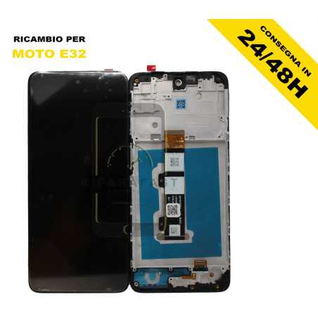 Display per Motorola Moto E32 XT2227 con Frame | Riparafast SRLS