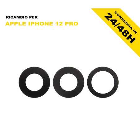 Vetrino Lente Fotocamera iPhone 12 Pro | Riparafast SRLS