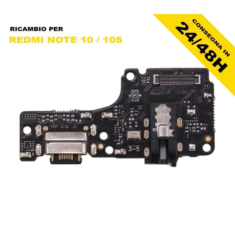 CONNETTORE DI RICARICA PER XIAOMI REDMI NOTE 10 / 10S M2101K7 MICROFONO DOCK DI CARICA
