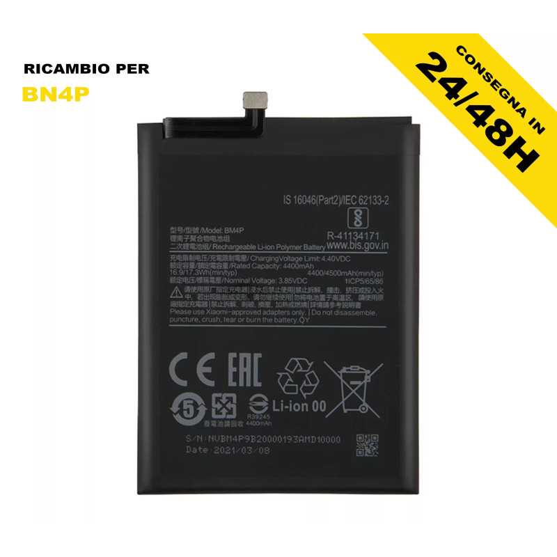 BATTERIA PER XIAOMI MI 9T M1903F11G RICAMBIO BP41 PARI ORIGINALE