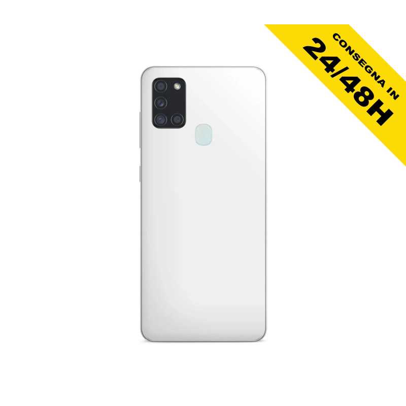 Back Cover Samsung Galaxy A21s A217F Bianco | Riparafast SRLS