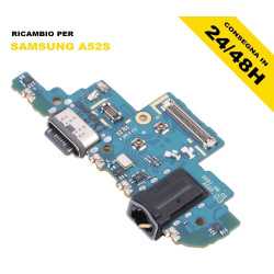 CONNETTORE DI RICARICA PER SAMSUNG GALAXY A52S SM A528 A528B MICROFONO DOCK