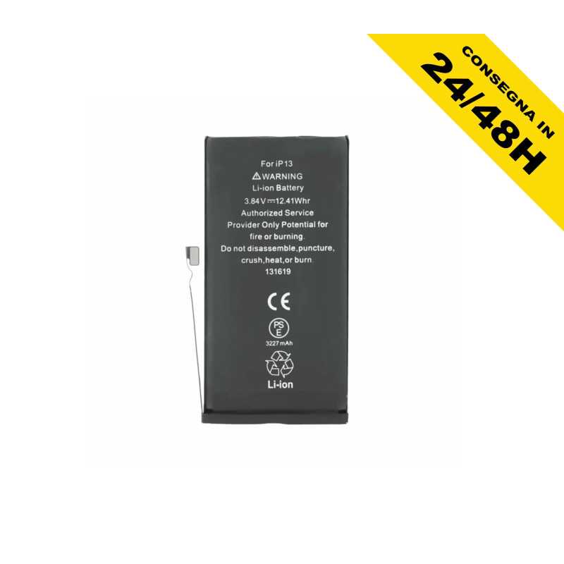 Batteria iPhone 13 3227mAh Ricambio Compatibile | Riparafast SRLS