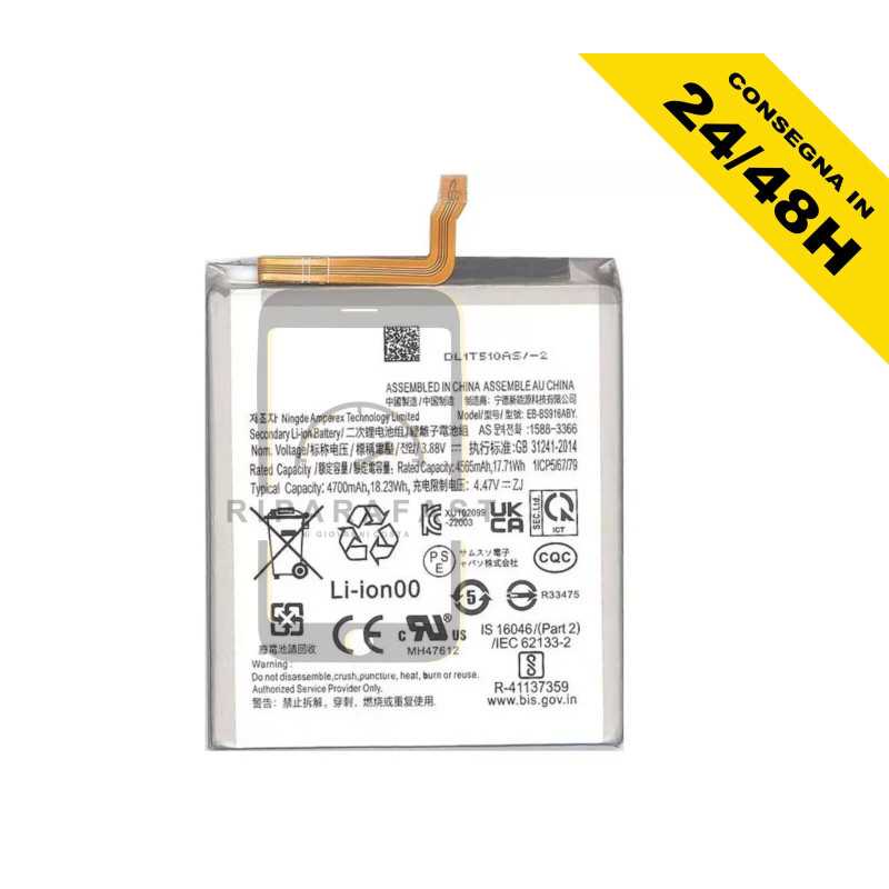BATTERIA PER SAMSUNG GALAXY S23+ PLUS SM-S916 EB-BS916ABY PARI ORIGINALE