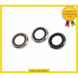 Vetrino con Anello iPhone 6s Plus Nero/Oro/Silver | Riparafast SRLS
