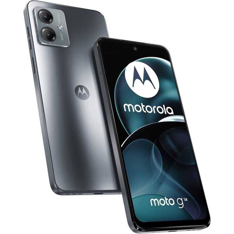 MOTOROLA MOTO G14 Steel Gray 256GB 8GB RAM | Riparafast SRLS