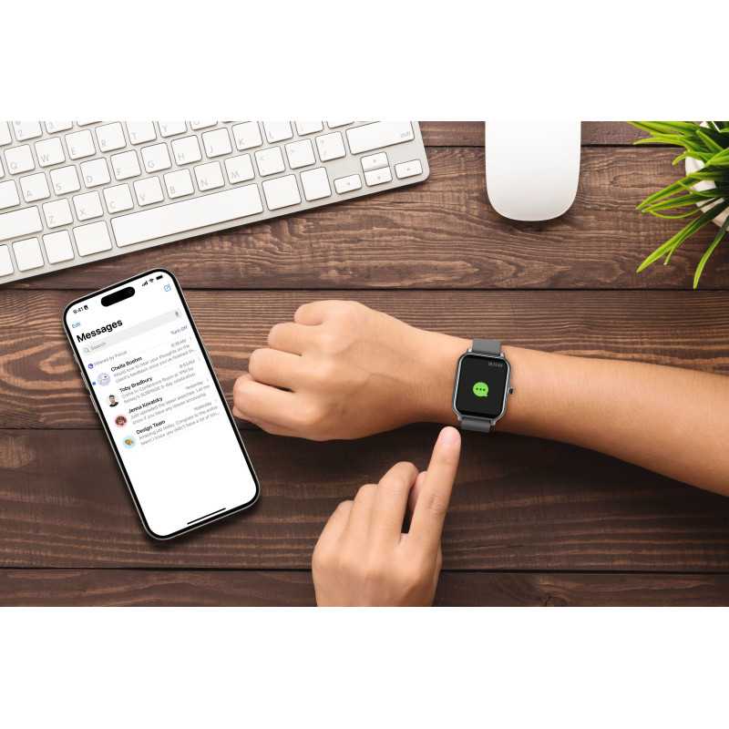 CELLULARLINE OROLOGIO SMART BLUETOOTH NERO | Riparafast SRLS