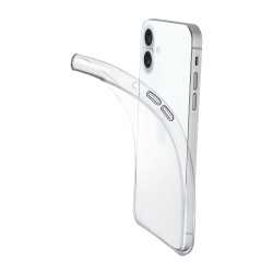 Custodia Gomma Fine iPhone 16 Plus Trasparente | Riparafast SRLS