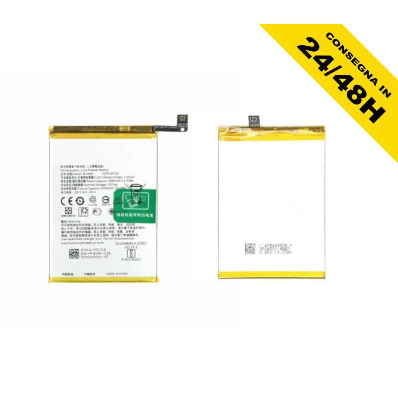 BATTERIA PER OPPO A54S CPH2273 5000mAh BLP805 PARI AD ORIGINALE