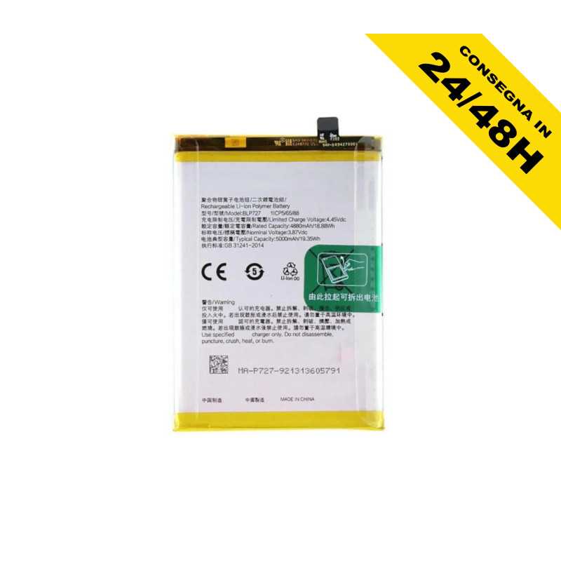 BATTERIA PER OPPO A9 (2020) - A11X 5000mAh RICAMBIO PARI ORIGINALE BLP727 PILA LITIO