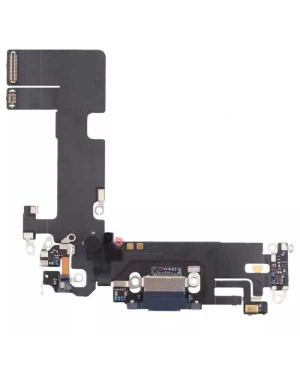 CONNETTORE RICARICA APPLE IPHONE 13 MICROFONO FLAT DOCK CHIP CARICA NERO