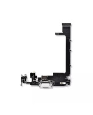 CONNETTORE RICARICA APPLE IPHONE 11 PRO MAX MICROFONO FLAT DOCK BIANCO NO CHIP