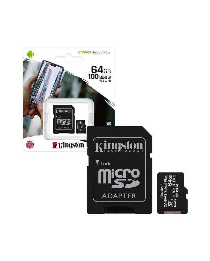 MICRO SD 64GB 100MB/S KINGSTON CLASSE 10 | Riparafast SRLS