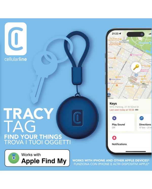 Trova Oggetti con Tracy Tag Blu iOS | Riparafast SRLS