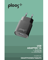 Caricabatterie USB 1A Nero Ploos Universale | Riparafast SRLS
