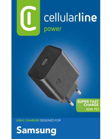 Caricabatteria Samsung USB-C 45W Nero | Riparafast SRLS