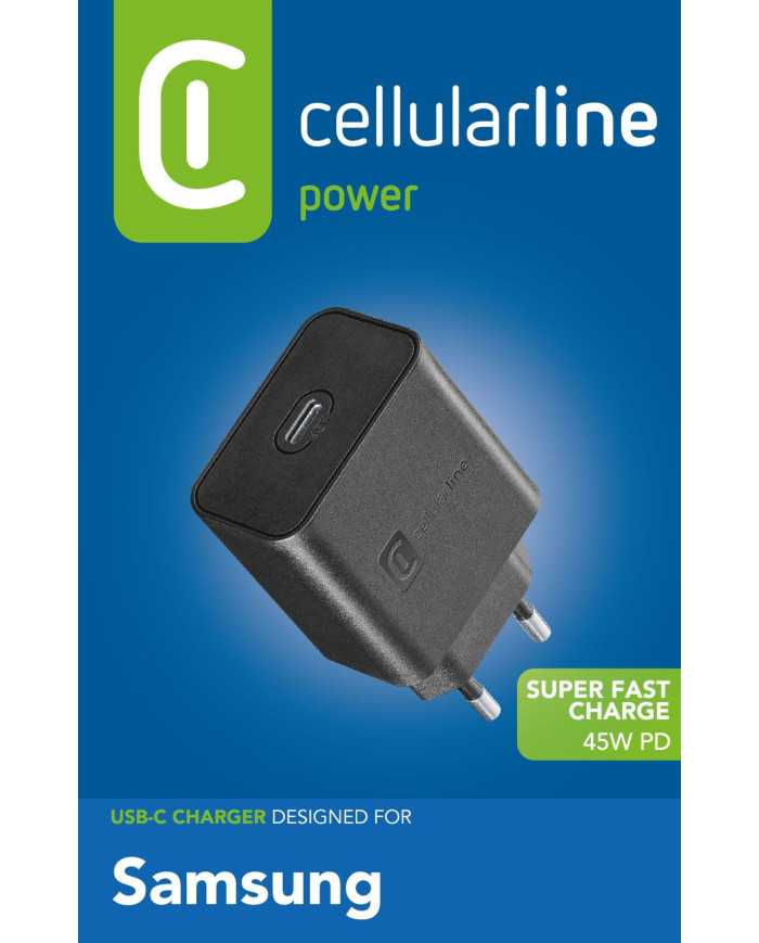Caricabatteria Samsung USB-C 45W Nero | Riparafast SRLS
