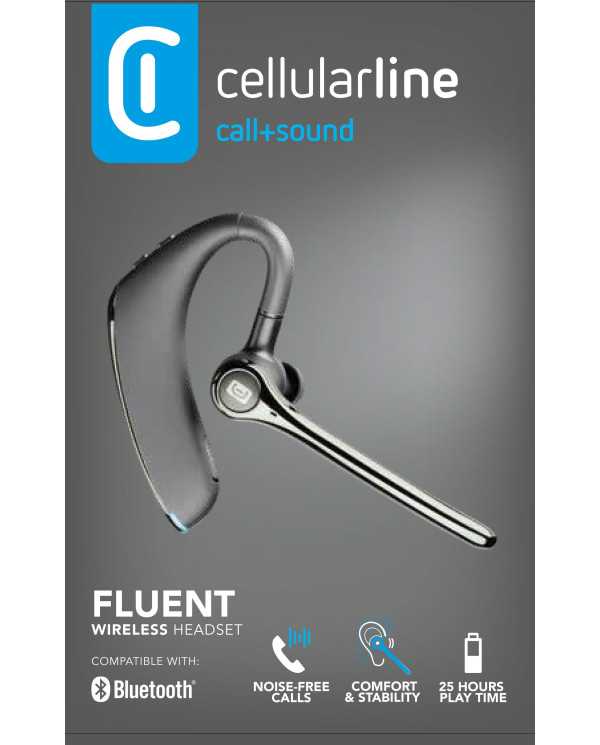 Auricolare Bluetooth Mono Fluent Nero | Riparafast SRLS