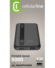 Power Bank Cellularline 5000mAh: Ricarica Veloce | Riparafast SRLS