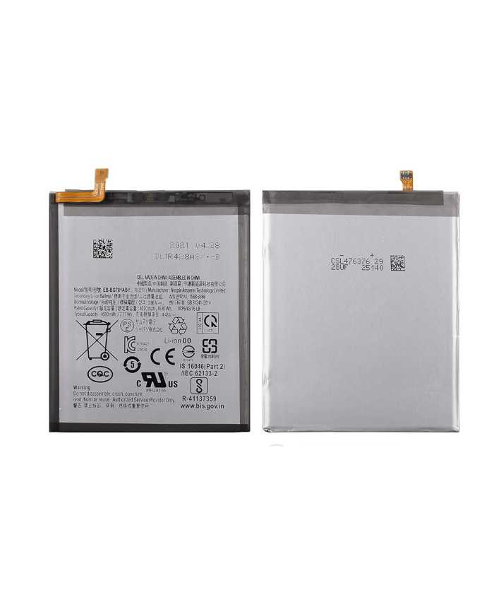 BATTERIA PER SAMSUNG GALAXY S20 FE SM G780 EB-BG781ABY 4500 mAh PARI ORIGINALE