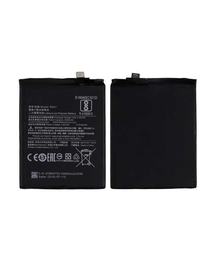 BATTERIA PER XIAOMI MI A2 LITE REDMI 6 PRO M1805D1SG 4000mAh BN47 PARI ORIGINALE