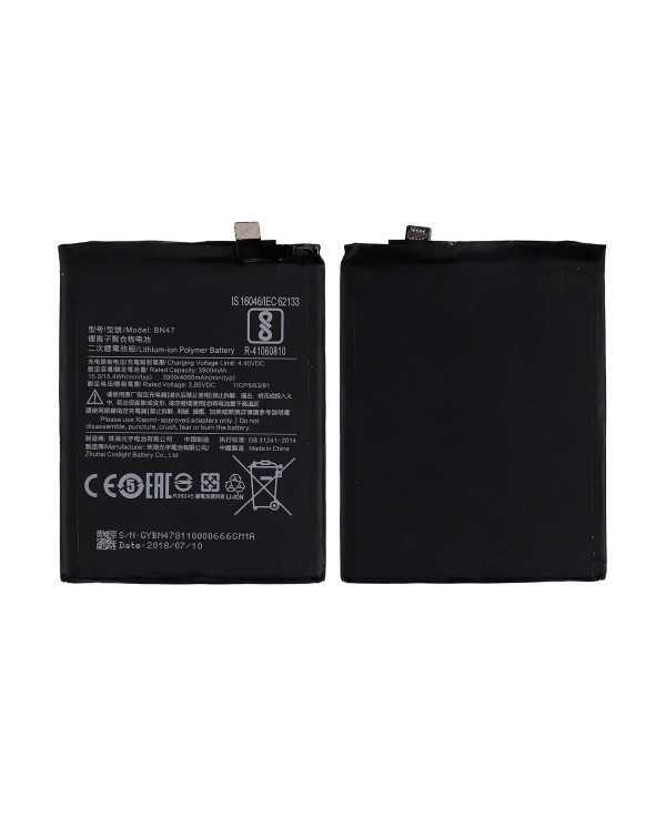 BATTERIA PER XIAOMI MI A2 LITE REDMI 6 PRO M1805D1SG 4000mAh BN47 PARI ORIGINALE