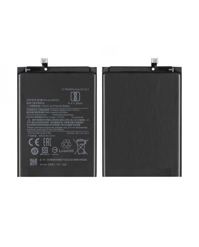 BATTERIA PER XIAOMI REDMI NOTE 9 10X 4G M2003J15SG 5020mAh BN54  PARI ORIGINALE