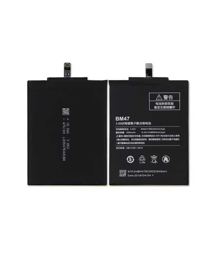 BATTERIA PER XIAOMI REDMI 3 3S 3X PRO - 4X 4100 mAh BM47 BATTERY PARI ORIGINALE
