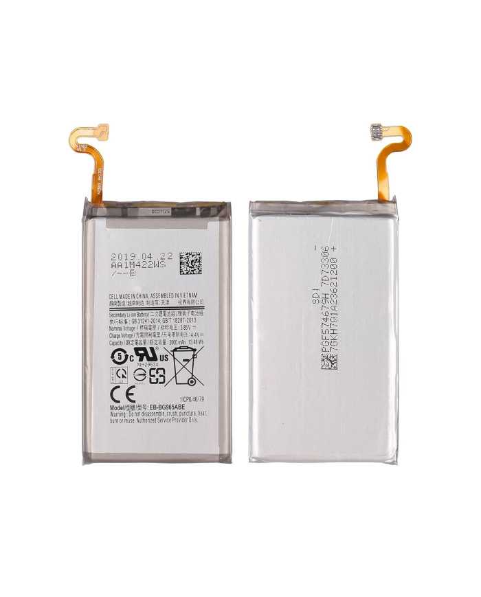 BATTERIA PER SAMSUNG GALAXY S9+ SM-G965F DA 3500 mAh EB-BG965ABE RICAMBIO PARI ORIGINALE
