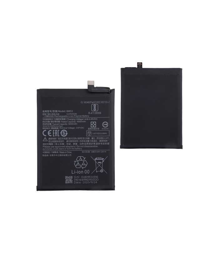 BATTERIA PER XIAOMI MI 10T - MI 10T PRO 5000MAH 10 T BM53 PARI ORIGINALE