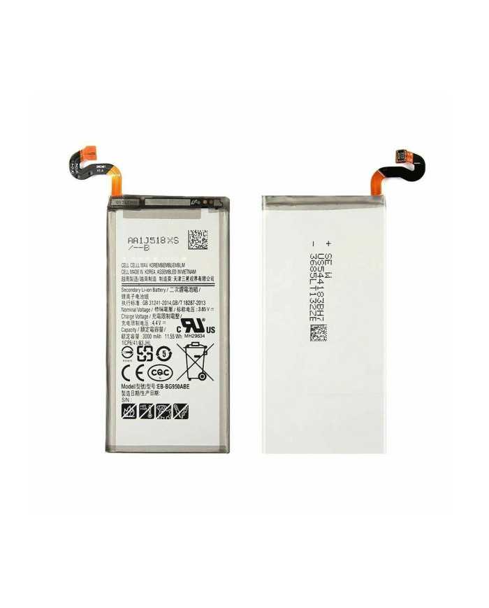 BATTERIA PER SAMSUNG GALAXY S8 SM-G950F DA 3000 mAh EB-BG950ABE PARI ORIGINALE